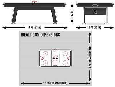 How Big is Full Size Air Hockey Table? Discover the Dimensions